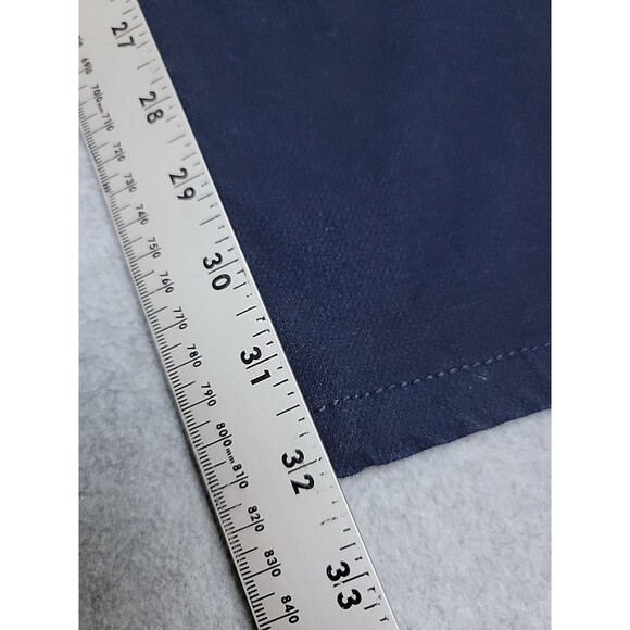 Adriano Goldschmied Pants Mens 38x34 (40x32) Everett Slim Straight Navy Blue - Picture 3 of 14